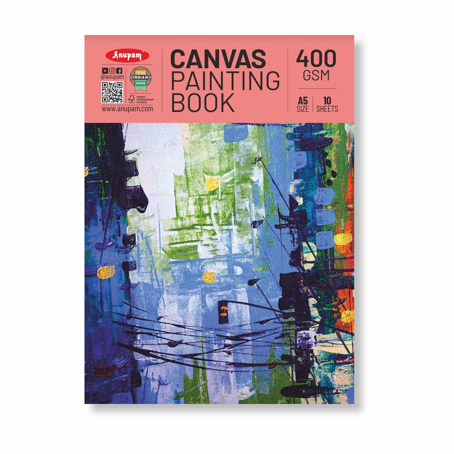 ANUPAM ACRYLIC SHEET 250GSM PACK OF 20 SHEET