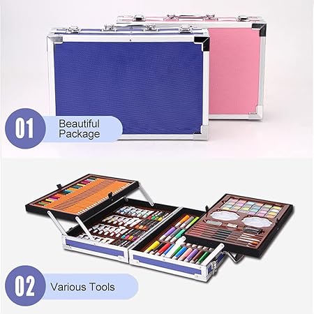 ARTIST DRAWING KIT  -148 PIECE,AVAILABLE IN 3 VARIANTS -SPACE ,UNICORN AND AVENGERS