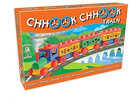 CHOOK CHOOK TRAIN INTERLOCKING BLOCKS